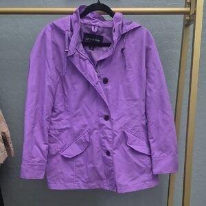 Lands' End Women's Rauncoat in Bold Purple